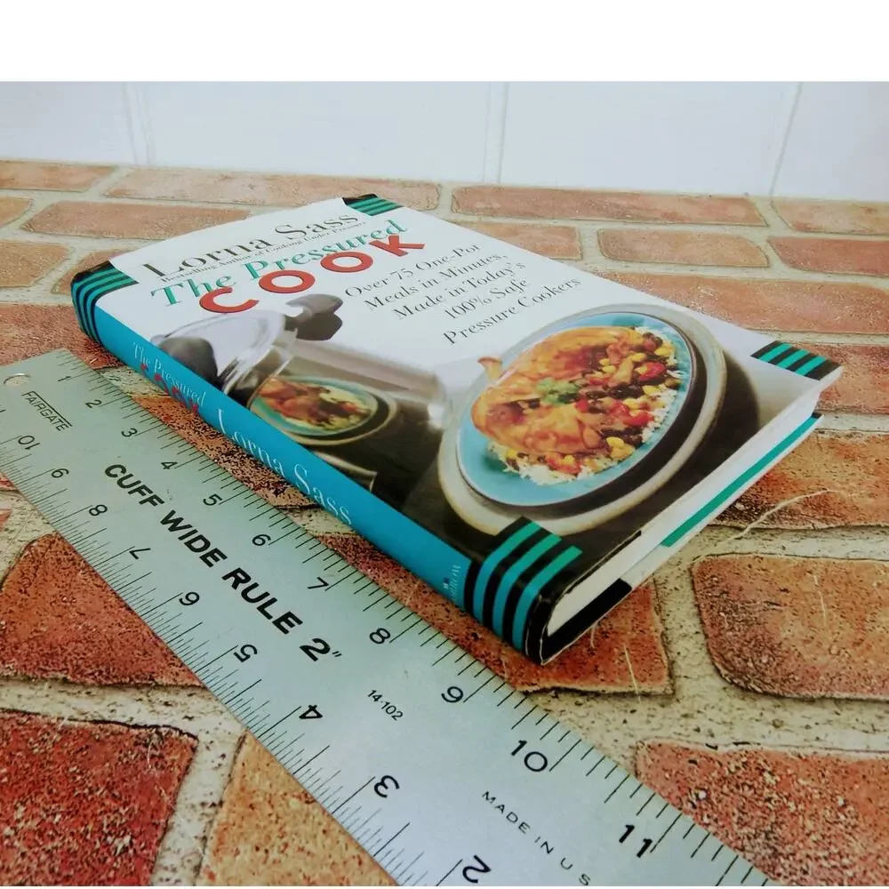 THE PRESSURED COOK - Lorna Sass - Pressure Cooker Recipes - HC Cookbook Vtg 1999